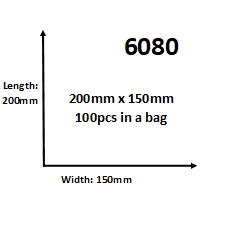 Apple Ziplock Bags 6080 - 150mm x 200m