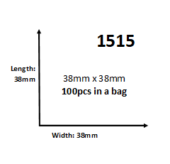 Apple Ziplock Bags 1515 - 38mm x 38mm
