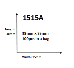 Apple Ziplock Bags 1515A - 35mm x 38mm
