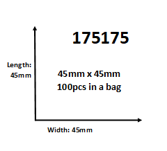 Apple Ziplock Bags 175175 - 45mm x 45mm