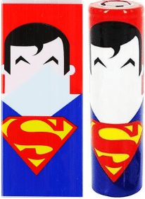Battery Wraps 20pcs 18650 - Superman