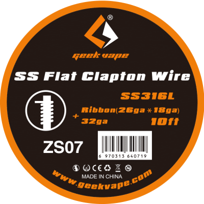 GeekVape Wire Clapton Flat 26Gx18G/32G-ZS07