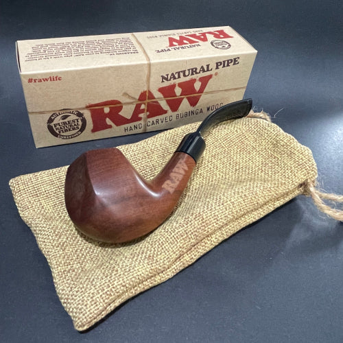RAW Hand Carved Wooden Pipe