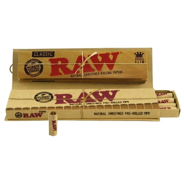 RAW Papers & Pre Rolled Tips King Size