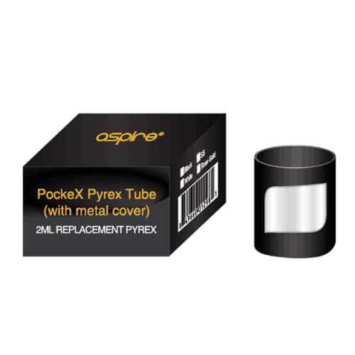 Spare Glass - Aspire Pockex 2ml - Black
