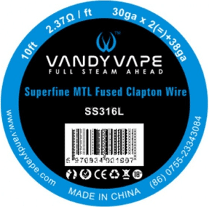 VandyVape Wire MTL Fused Clapton SS316