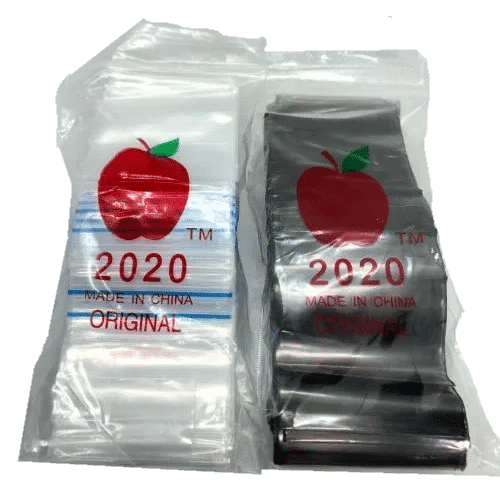 Apple Ziplock Bags 2020 - 50mm x 50mm